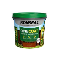 Ronseal One Coat Shed & Fence Protector Medium Oak 5L