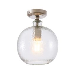Cascade Lighting Alton Bobble Glass 1 Light Flush