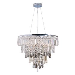 Cascade Lighting Clovelly Pendant Clear Smoke Champagne