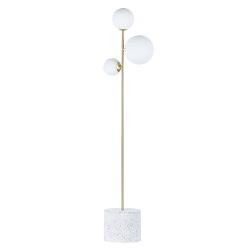 Cascade Lighting Riley Floor Lamp Satin Brass