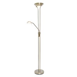 Cascade Lighting Arlo Floor Lamp Led Ant Brass