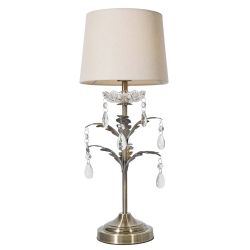 Cascade Lighting Shay Table Lamp Cream Mushroom