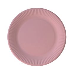 Pink Paper Plates 20cm 8 Pack