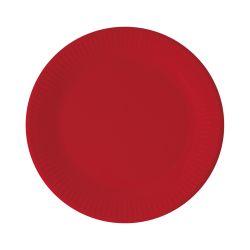 Red Paper Plates 20cm 8 Pack