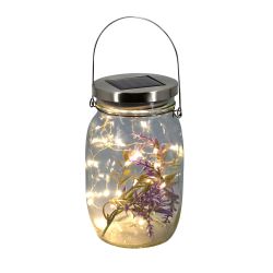 SOLAR Glass Lantern