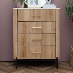 Vienna Marble Ribbed Dresser