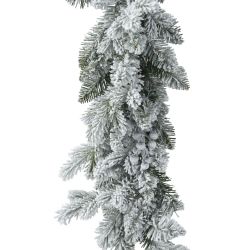 9Ft Frosted Garland With Berries 
