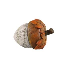 Orange Acorn Ornament 8cm 