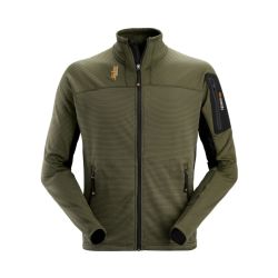 Thermal Body Mapping Micro Fleece Jacket Khaki S