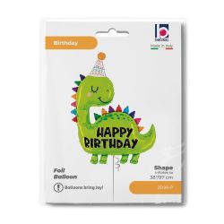 Dino Birthday Super Shape Foil Balloon 