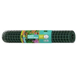 19mm Plastic Garden Mesh Mini-Roll Green 1m x 6m