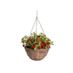 Calibrachoa Wicker Hanging Basket 10inch