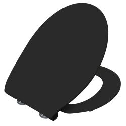 Bemis Click and Clean Matt Black Slim