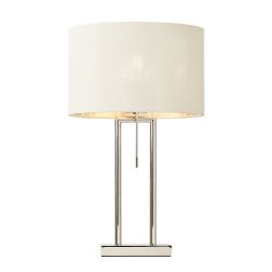 Lonton Hotel Table Lamp - Polished Nickel