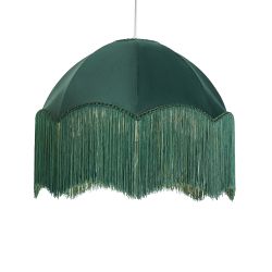 Doxford Fran Fringed Shade Green