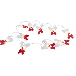 10Led Fabric Deer Head String Lights