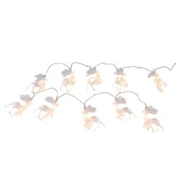 10Led Acrylick Reindeer Lights Warm White