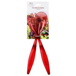 Picnic Serving Spoons Pink 2PC