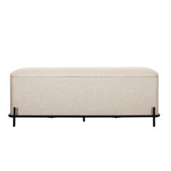 Alba Large Ottoman Beige