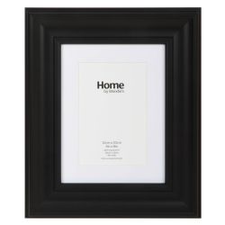 Black Scooped Wide Frame 6 x 8