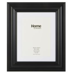 Black Scooped Wide Frame 8 x 10