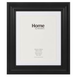 Black Scooped Wide Frame 10 x 12
