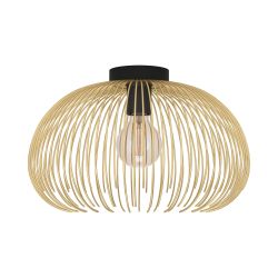 EGLO Venezuela Gold & Black Ceiling Light