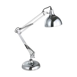 EGLO Borgillio Chrome Adjustable Table Lamp