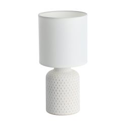 EGLO Bellariva 1 Light Creme And White Table Lamp