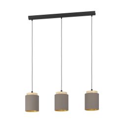 EGLO Albariza Cappucino & Gold 3 Light Pendant