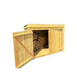 MCD Bike Shed Wooden  6.5ft x 3ft