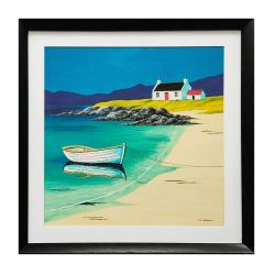 Fisherman Cottage 40X40Cm Framed Print