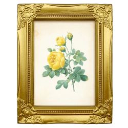 Gold Retro Photo Frame 5x7