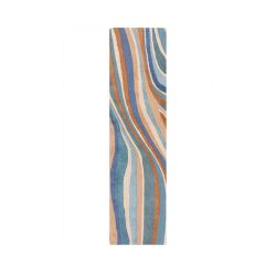 Abstract Flow Blue 60X230