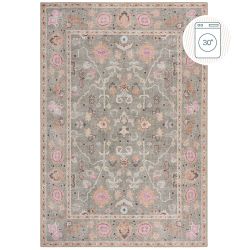 Una Floral Washable Green 190X290