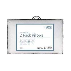 So Soft Check Design 2 Pack Pillow