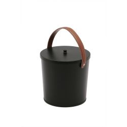 De Vielle Ash Bucket Lid & Leather Handle 28cm