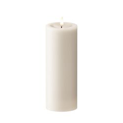 Ivory Pillar Candle 7.5x20cm