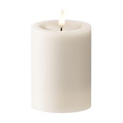 Ivory Pillar Candle 7.5x10cm