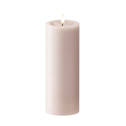 Rose Pillar Candle 7.5x20cm