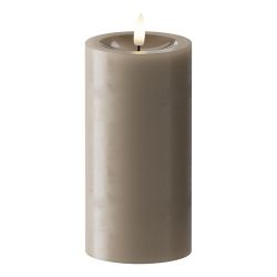 Mocha Pillar Candle 7.5x15cm