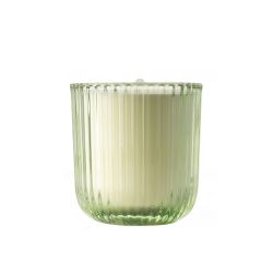 Ribbed Glass Candle Apple, Musk & Sandalwood