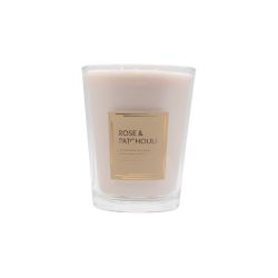 Large Tapered Candle Rose & Patchouli