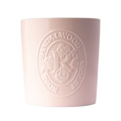 Sophistique Ceramic Candle Roses: Sandalwood, Violet & Ylang