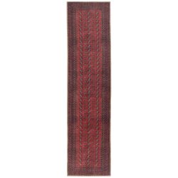 Flatwoven Washable Bannon Red Runner Rug-60cmx240cm