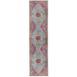 Flatwoven Washable Clarissa Multi Runner Rug - 60cm x 240cm