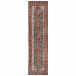 Flatwoven Washable Faro Terra Runner Rug - 80cm x 300cm