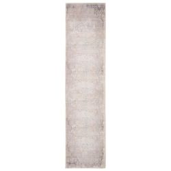 Flatwoven Washable Fleur Beige Runner Rug - 80cm x 300cm