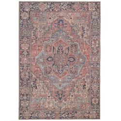 Flatwoven Washable Savanna Red Rug - 80cm x 150cm