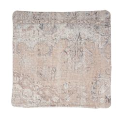 Flatwoven Washable Zoe Beige Cushion 50Cm X50Cm